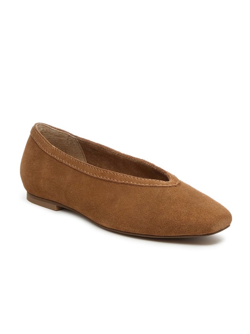 Kelsi Dagger Brooklyn Freya Square-Toe Ballet Flats